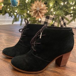 Tom’s suede booties